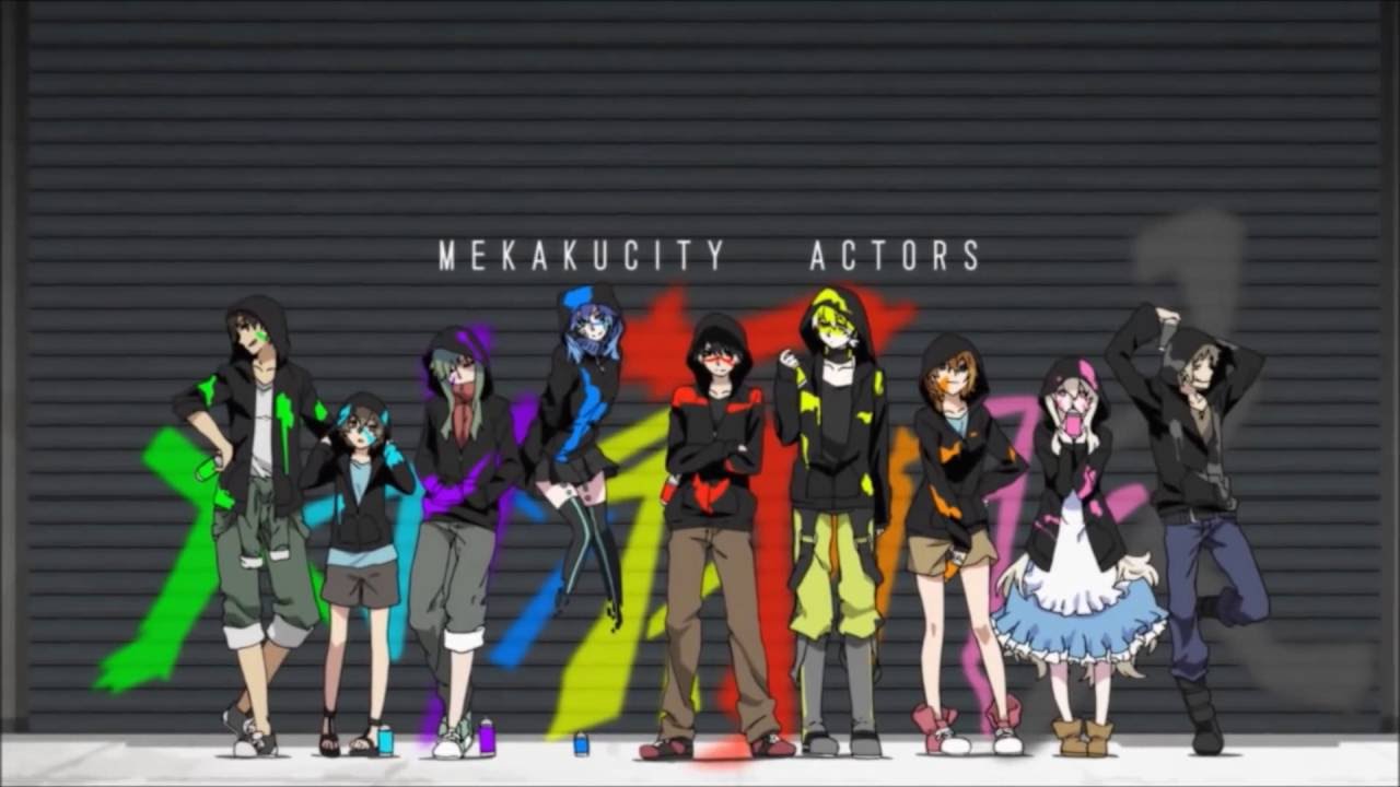 mekaku city actors anime
